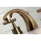Kingston Brass KS4983CML Manhattan 8" Widespread Bathroom Faucet, Antique Brass KS4983CML - alternate 2